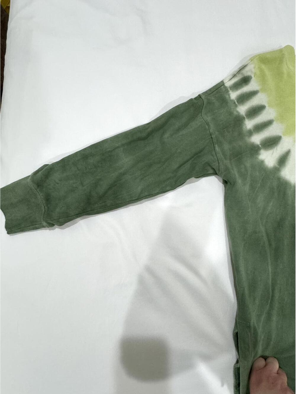 Old Navy Green Tie-Dye Oversized Tunic Sweatshirt Medium - Picture 6 of 9